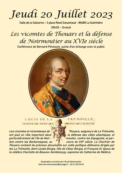 2023-07 Conférence les vicomtes de Thouars